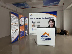 Custom Fabric Exhibition Stand Booth Display Design for Expo Fair Modular Storage for Events