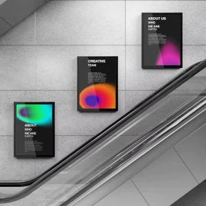 Custom Fabric Fronted LED Light Box for Restaurant Cafe Indoor Wall Signboard Display Custom Advertising Light Boxes