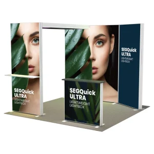 Custom Fabric SEG LED Light Box Extrusion Trade Show Fabric Frame Backlit Frameless Display for Advertising Lightbox