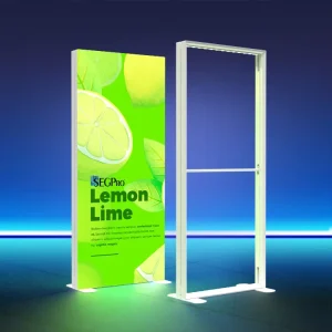Custom Fabric SEG Led Light Box Extrusion Trade Show Fabric Frame Backlit Frameless Profile Display for Advertising