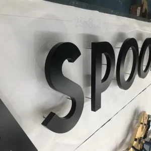 Custom Fabricated Stainless Steel Letter 3D Metal Letter Painted Metal Signage