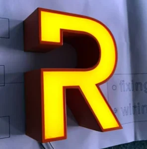 Custom Face Back-lit Commercial Furniture for Store Advertising LED Light Source Channel Letter Sign Mood Decoration Direction