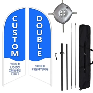 Custom Feather Flag Banner Feather Flag Printed Feather Flag Pole for Promotion and Advertising