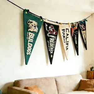 Custom Felt Pennant Flag Felt Pennant Flag Custom DIY Felt Garland Flag Felt Bunting String Flag for Party