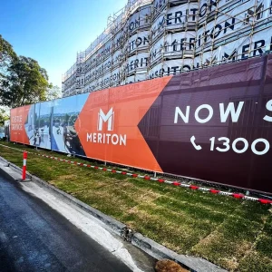 Custom Fence Mesh Wrap Advertising Graphic Banners for Outdoor Events and Construction