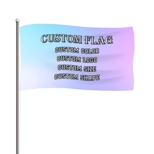Custom Flag 100% Polyester Promotional Flags Banners 12 X 18 Inch Custom Flags