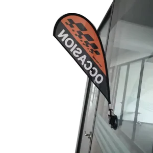 Custom Flag Car Window Banner Mini Flag Logo Print Suction Cup Flag for Advertising Display Event Car Using