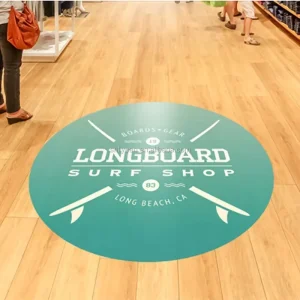 Custom Floor Sticker Printing Service for Mall and Street Waterproof Anti Slip Commercial Decals Factory Supply