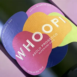 Custom Foil Embossed Sticker Labels Waterproof and Moisture Proof Roll Adhesive Labels Reversed UV Custom Wine Stickers Labels
