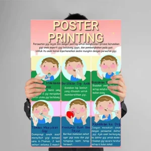 Custom Foil Logo Poster Printing A1 A2 A3 Photo Movie Music Business Advertising Educational Posters Paper Paperboard Printing