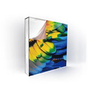 Custom Foldable 8ft Tension Fabric Tension Backlit Aluminum Frame LED Big Flooring Light Box