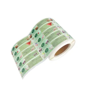 Custom Food Waterproof Adhesive Label Stickers