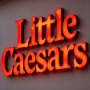 Custom Front Glow Stainless Steel LED Letters Outdoor Restaurant Wall Sign
