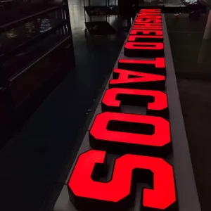 Custom Front Lit LED Channel Letters for Storefront Outdoor 3D Logo Sign OEM Manufacturer