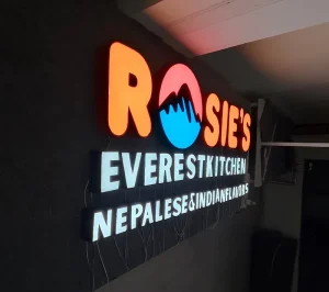 Custom Front Lit Stainless Steel Channel Letter 3D LED Illuminated Sign Waterproof Outdoor Business Brand Logo Advertising Sign