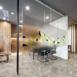 Custom Frosted Film Glass Window Sticker Static Clings Non Adhesive Opaque Vinyl Decorative Custom Stickers Frost Glass Film