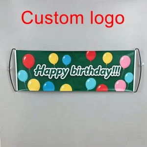 Custom Full Color Scrolling Handheld Retractable Banner Portable Roll up Cheer Flag for Sports Team Support Events