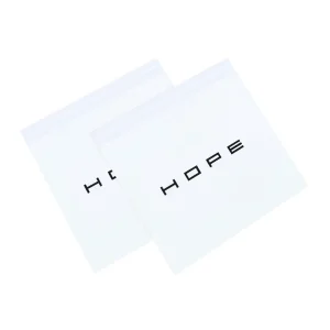Custom Glassine Paper Bags Recycled Self Adhesive Sealed Wax Matte Finish for Clothing Packaging and Shopping