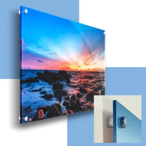 Custom Glossy Board Sign Waterproof Laser Engraving Perspex Sheet Wall Mount Acrylic Board Poster For Commercial Spaces Display