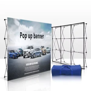 Custom Graphic Banner Stand Premium Tradeshow Fabric Show Backdrop Booth Display Racks Trade Show and Party Equipment