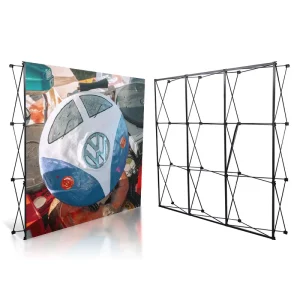 Custom Graphic Telescopic Banner Party Equipment and Banner Stand Display Trade Show and Party Equipment Sign Booth Backdrop Wall