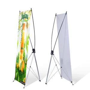 Custom Graphic X Banner Display X Banner Stand Factory Price CMYK Digital Printing 10pcs