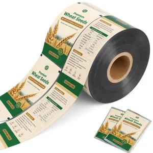 Custom Gravure Printed Seed Packaging Film Roll for Rice Seeds Corn Seeds and Vegetable Seed Bags