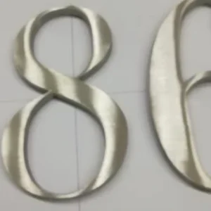 Custom Hanging Metal Letter Sign English Wall Letter Steel Laser Cut Signage Stainless Steel Flat Cut Letter Sign