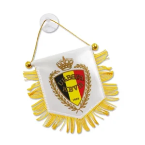 Custom Hanging Sport Mini Soccer Team Pennant Flag Advertising Pennant Banner