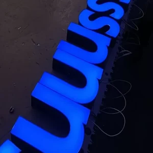 Custom High Brightness LED Mini Acrylic Logo Sign Frontlit & Backlit Illuminated Advertising Letter for Decoration for Hospitals