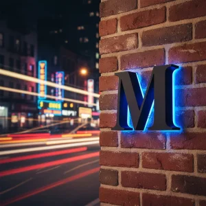 Custom High End Modern Stainless Steel Door Letter Signs For House Apartment Hotel Store