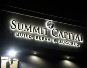 Custom High Quality 3d Backlit Light up Business Sign Office Sign for Advertising Home Shop Indoor outdoor logo