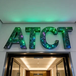 Custom High brightness Fully Perforated Starry Sky Letters Sign Outdoor Starry 3D Illuminated LED Starry Sky Letters Signage