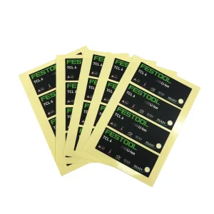 Custom Holographic PET and PC Silk Screen Printed Waterproof Adhesive Computer Case Labels Electronic Stickers