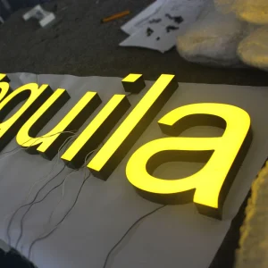 Custom Illuminated Lighted Frontlit Logo Sign Shop 3D LED Channel Letters Advertising Barber LED Sign Manufacturer
