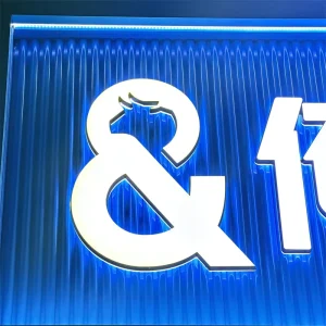 Custom Illuminated Mini Character Front Lit Back Lit 3D LED Logo Letter Sign Acrylic Letters