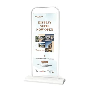 Custom Iron Door Type Display Rack 2kg Model Door Type 80*180 Outdoor Advertising Roll up Postage Indicator Stand Assembly