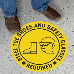 Custom Keep Apart Sign Slip Resistant Safety Notice Decal Waterproof Distancing Floor Stickers