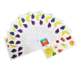 Custom Kids Stickers Self Adhesive Kiss Cut Sheet Made in China Adhesive Paper Film