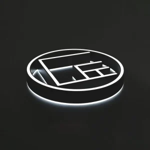 Custom LED Backlit Letters Stainless Steel Acrylic Aluminum Outdoor Waterproof Advertising Display Signs