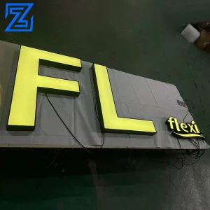 Custom LED Business Sign Advertising Illuminated Outdoor Shop Sign Light Up 3D LED