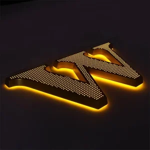 Custom LED Channel Letter Large Wall Sign Illuminated Letter Store Logo Mini Acrylic Letter Signage