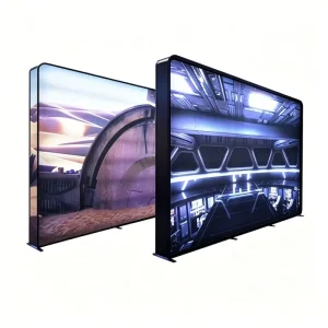 Custom LED Fabric Light Box with Logo SEG Tension Fabric Lightbox for Portable Exhibition Backdrop Trade Show Display Stand