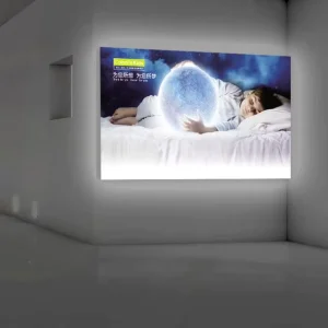 Custom LED Fabric Lightbox Dynamic Light Source Integrated IC Programmable Fabric Display Boards Light Box with Programme