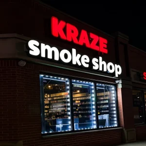 Custom LED Frontlit Sign Channel Letters 3D Acrylic Signage Illuminated Acrylic Letter Outdoor Sign For Business