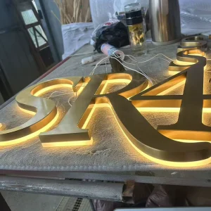 Custom LED Illumin Sign 3D Backlit Sign LED Illuminated Letters Custom Sign Letter Outdoor 3D Signage Backlit Letters LED Logo