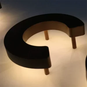 Custom LED Illuminated Frontlit Logo Sign Shop 3D LED Channel Letters Advertising LED Sign Metal Signage Board Manufacturer