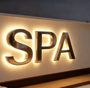Custom LED Light Backlit Business Sign Backlit Logo Sign Electronic Sign Logo Sign LED Light Custom 3D Light Sign