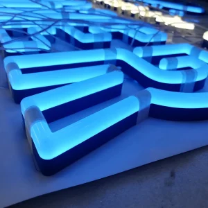 Custom LED Light Letter Sign for Company and Hospital Applications LED Strips Light Source