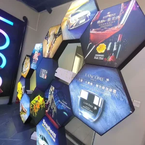 Custom LED Lit Frameless Tension Fabric Lightbox Sticker Wall Mounted LED Strip Light Box Sign Display Advertising Box